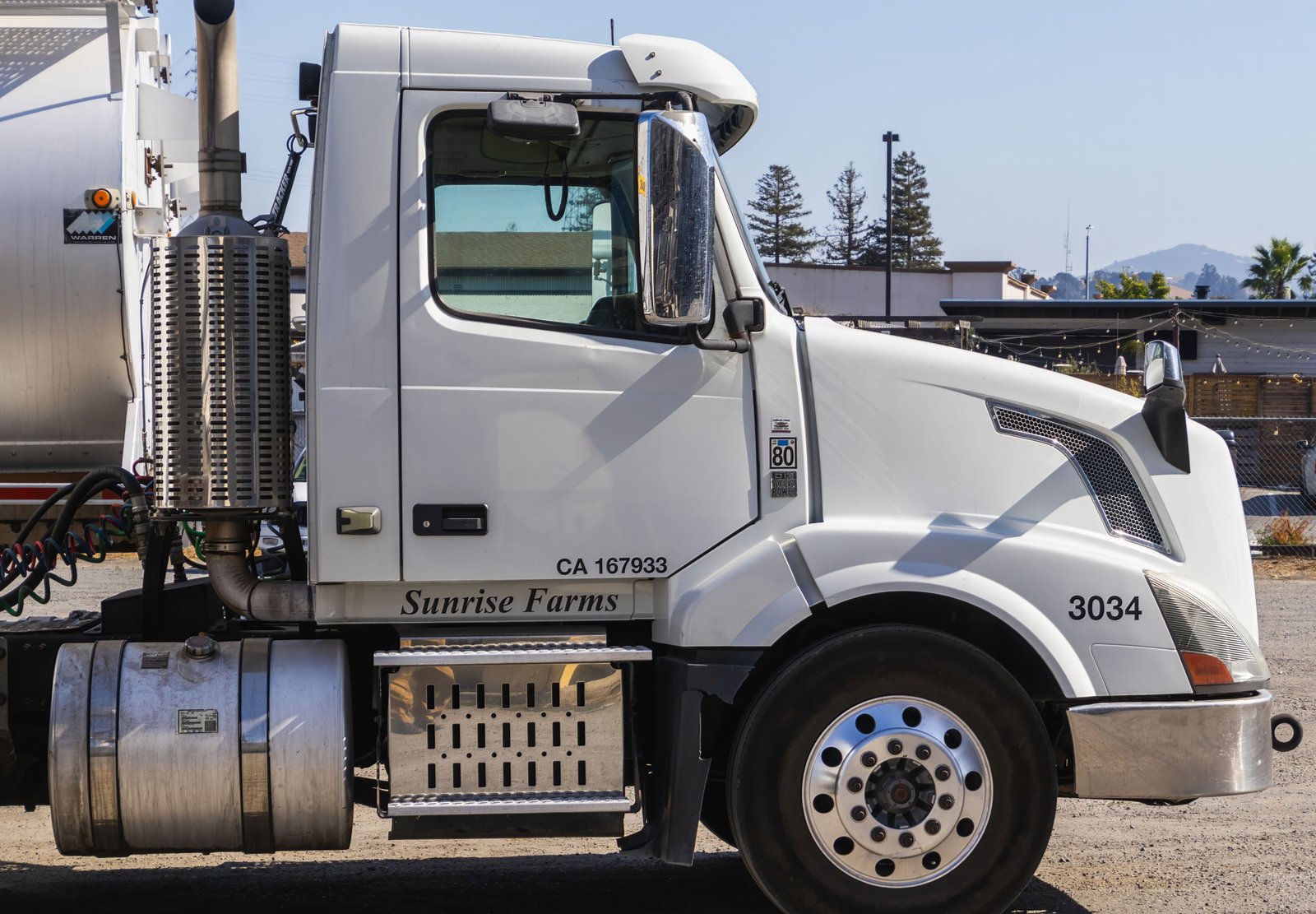 Truck on display at an awards event